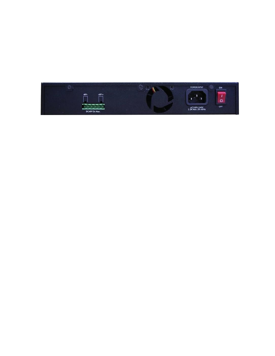 Rear panel | American Fibertek SM10p-PoE User Manual | Page 19 / 118