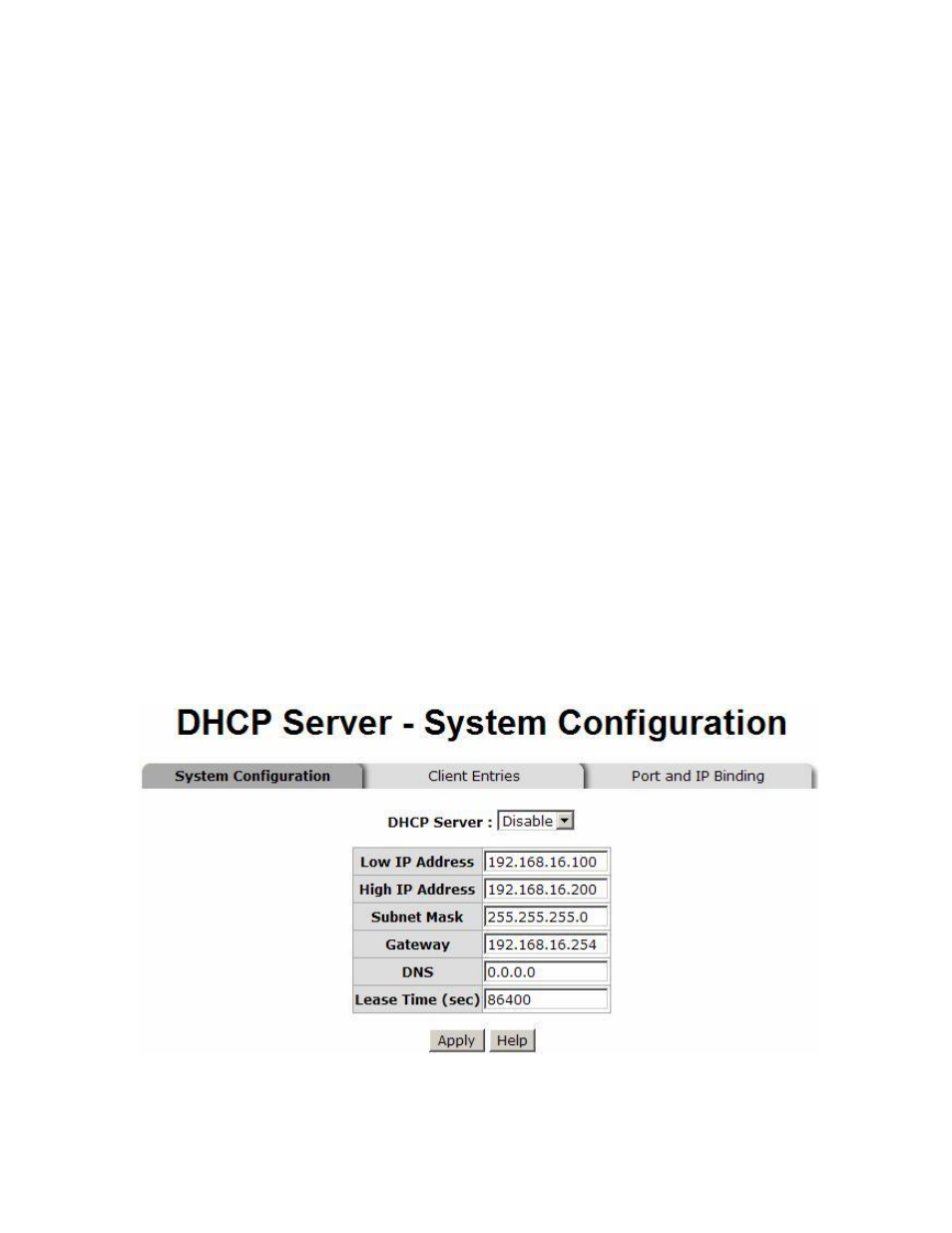 Dhcp server configuration | American Fibertek SM10p-PoE User Manual | Page 57 / 118