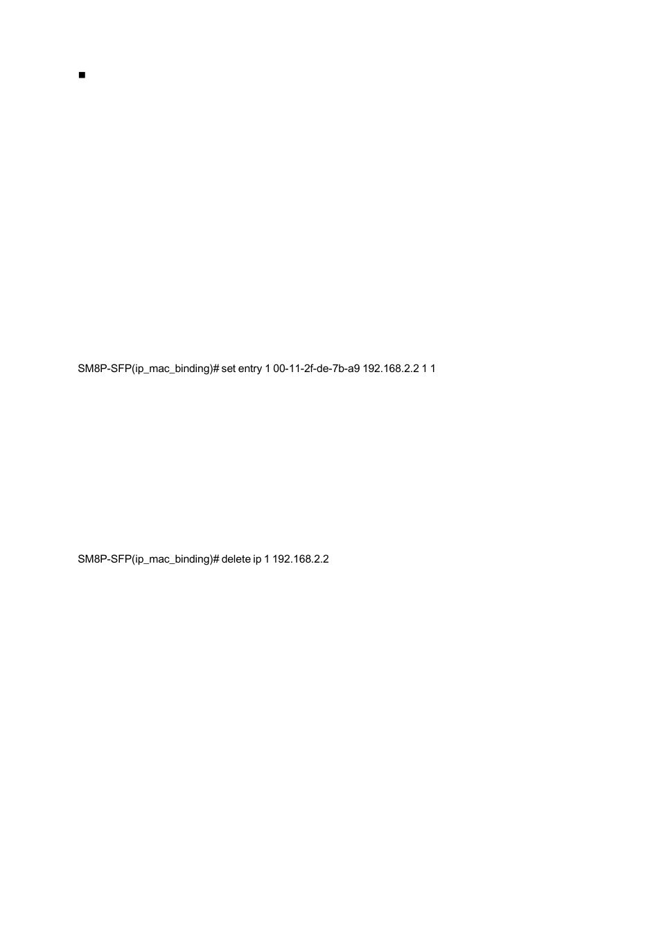 Ip_mac_binding | American Fibertek SM8P-SFP User Manual | Page 273 / 369