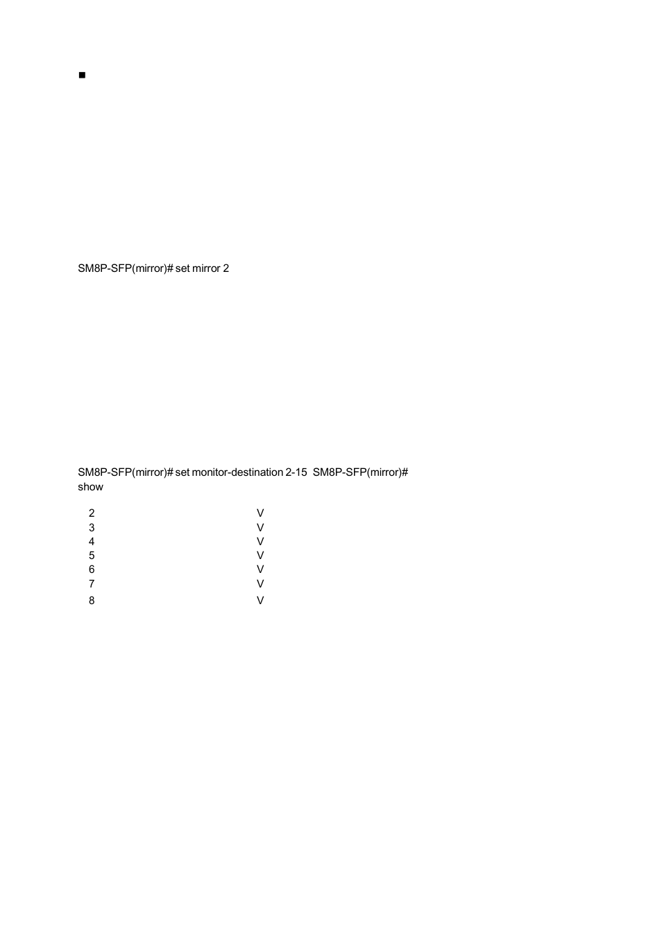 Mirror | American Fibertek SM8P-SFP User Manual | Page 297 / 369