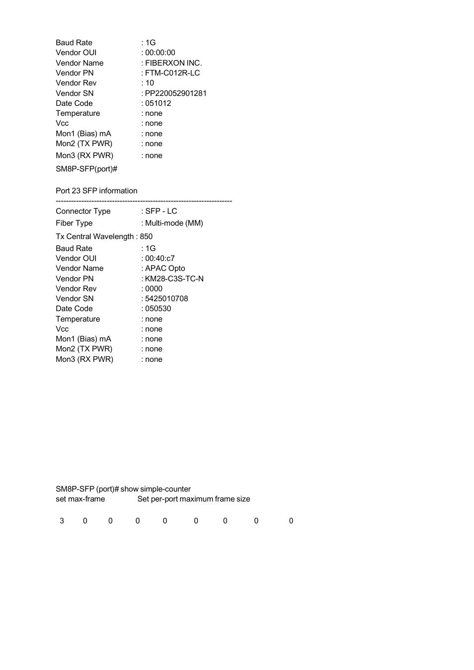 American Fibertek SM8P-SFP User Manual | Page 323 / 369