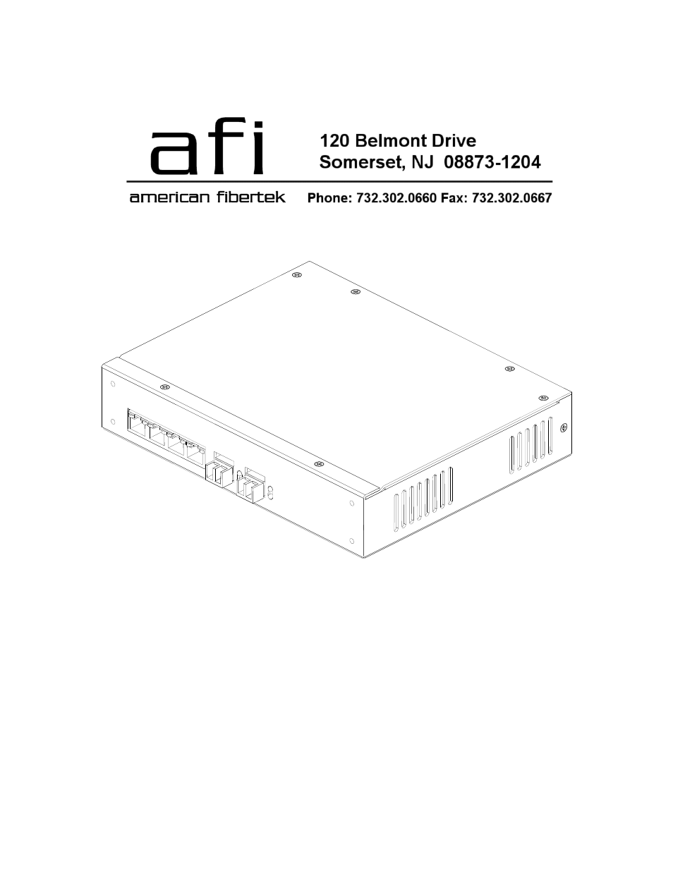 American Fibertek CX-6p-PoE User Manual | 51 pages