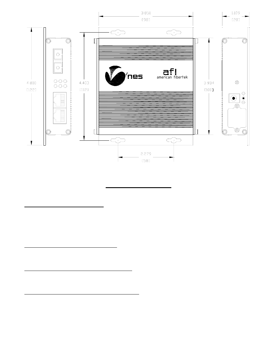 Mx2 series, Mx2 series power source, Mx2 series power connection | Mx2 series fiber data connections, Mx2 series copper data connections | American Fibertek MXR2-SM-FX-SC User Manual | Page 4 / 7