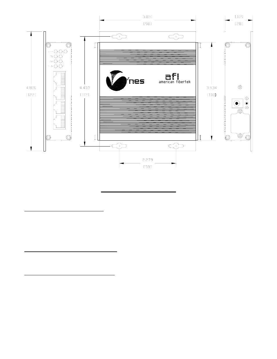 American Fibertek MX4-1000TX User Manual | Page 3 / 4