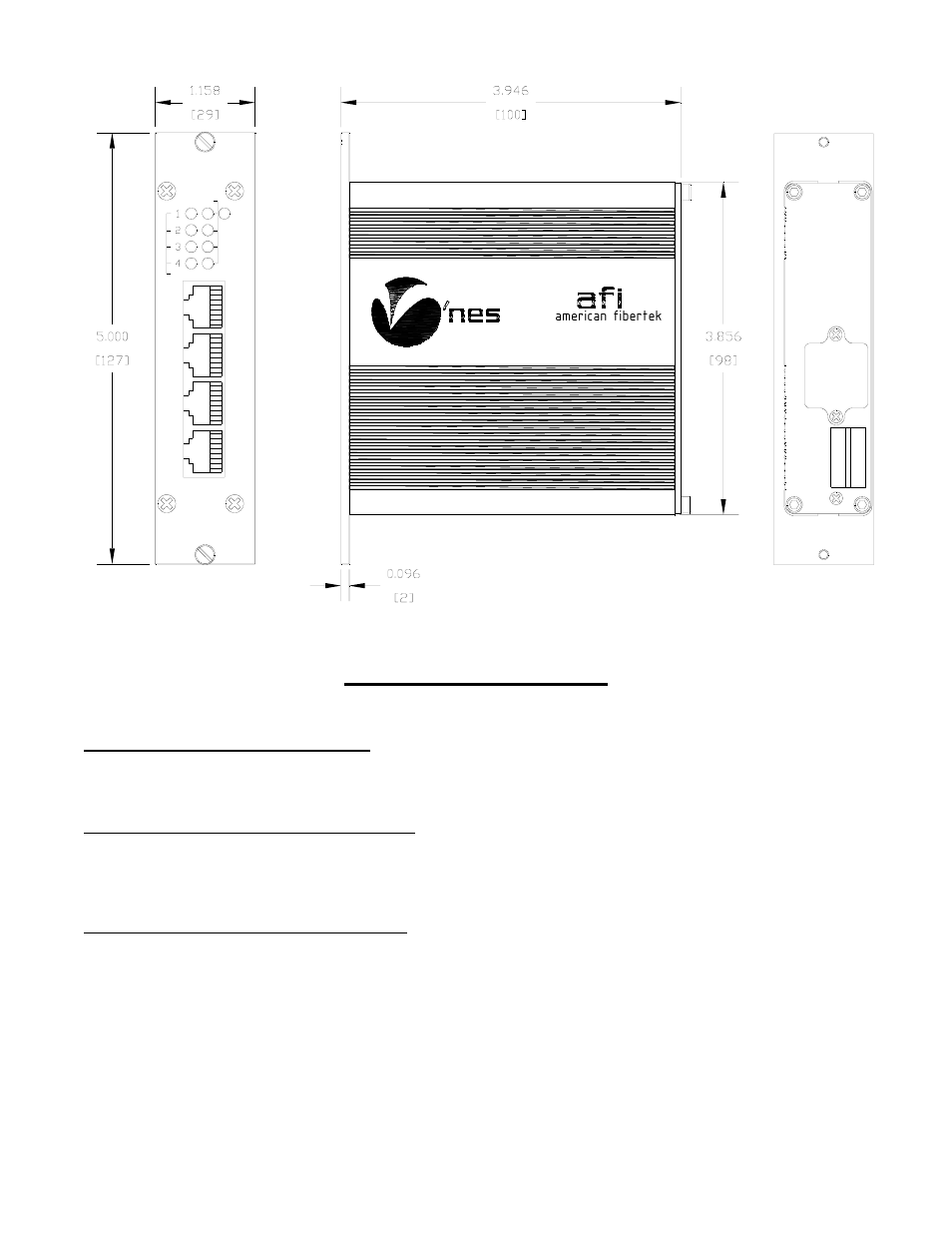 Mxr4-100tx | American Fibertek MXR4-100TX User Manual | Page 3 / 4