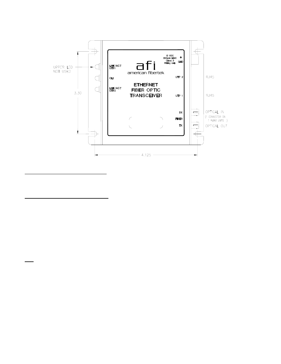 American Fibertek 48 Seies User Manual | Page 3 / 5