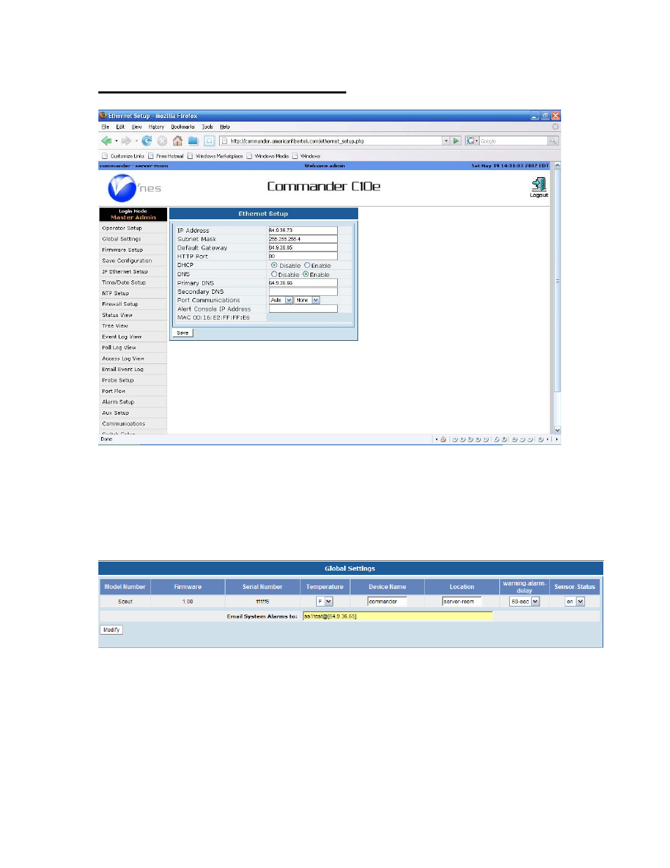 American Fibertek Commander C10e-PoE/C10p-PoE User Manual | Page 20 / 112
