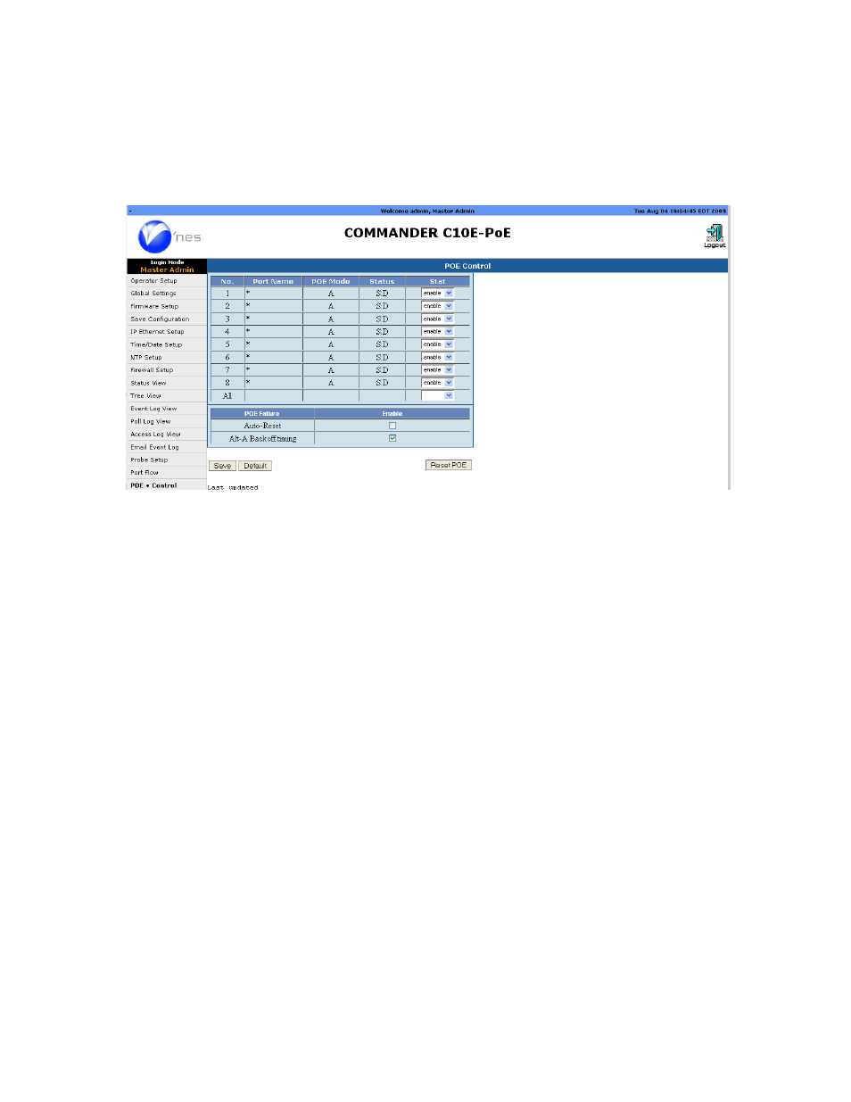 American Fibertek Commander C10e-PoE/C10p-PoE User Manual | Page 77 / 112