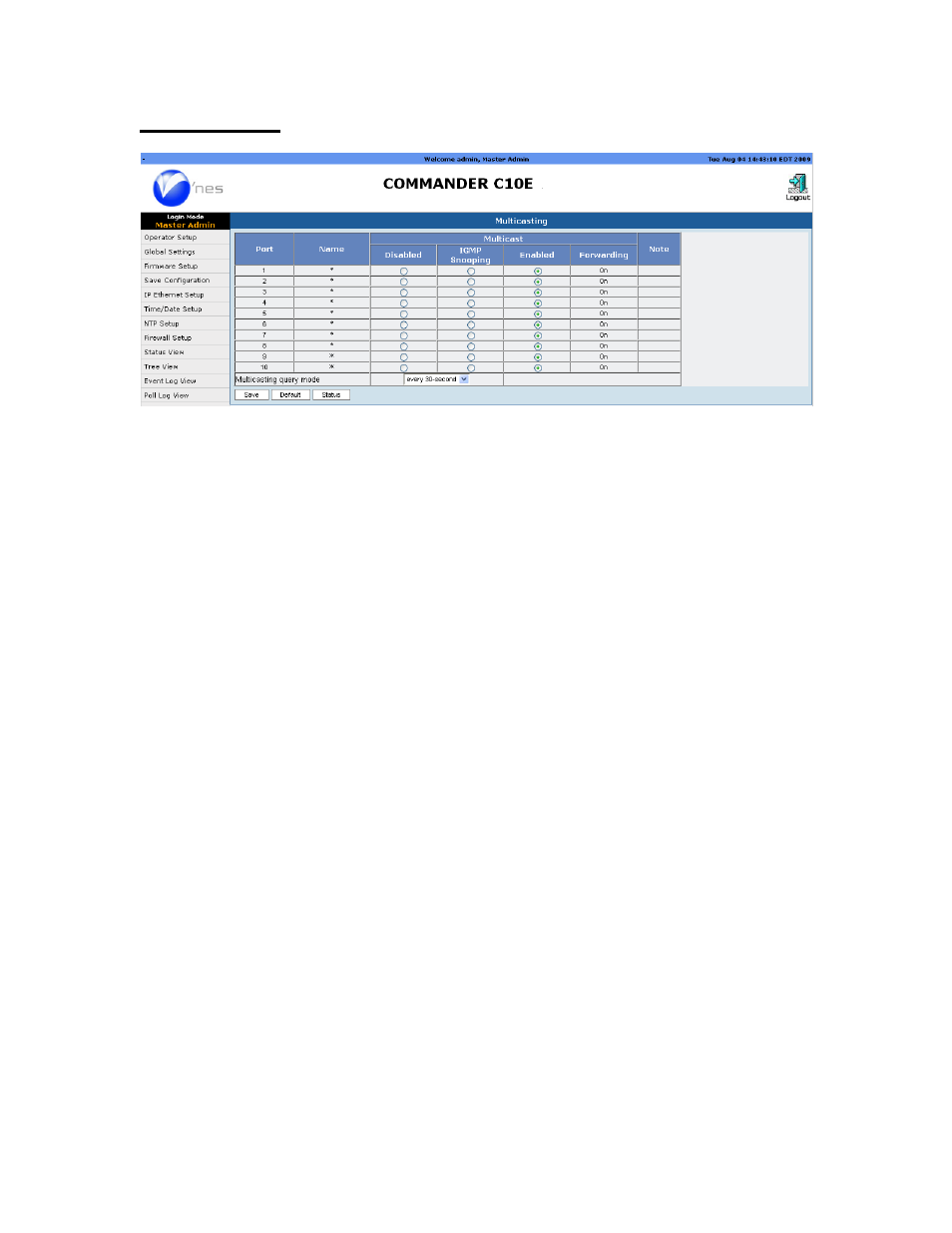 American Fibertek Commander C10e-PoE/C10p-PoE User Manual | Page 99 / 112