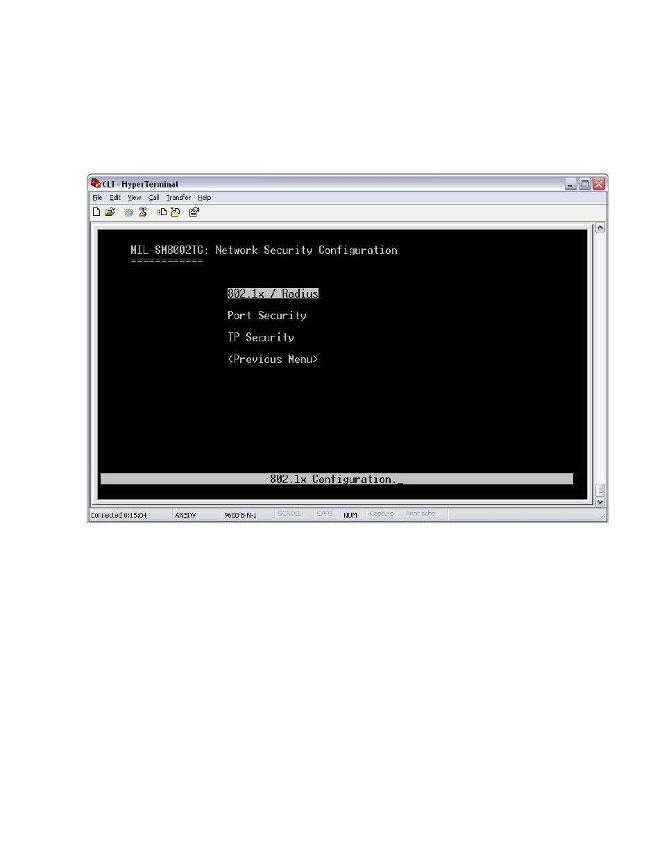 Security configuration | American Fibertek SM9p User Manual | Page 112 / 183