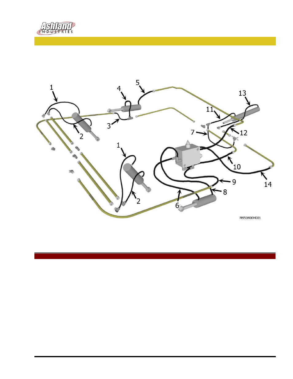 Hydraulic hoses (i-950)) | Ashland I-950 ver 1211 User Manual | Page 25 / 38