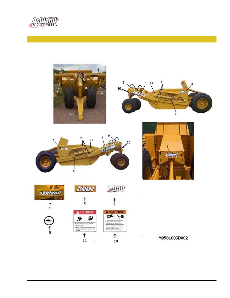 Ashland scrapers decals illustration (i-950) | Ashland I-950 ver 1211 User Manual | Page 28 / 38