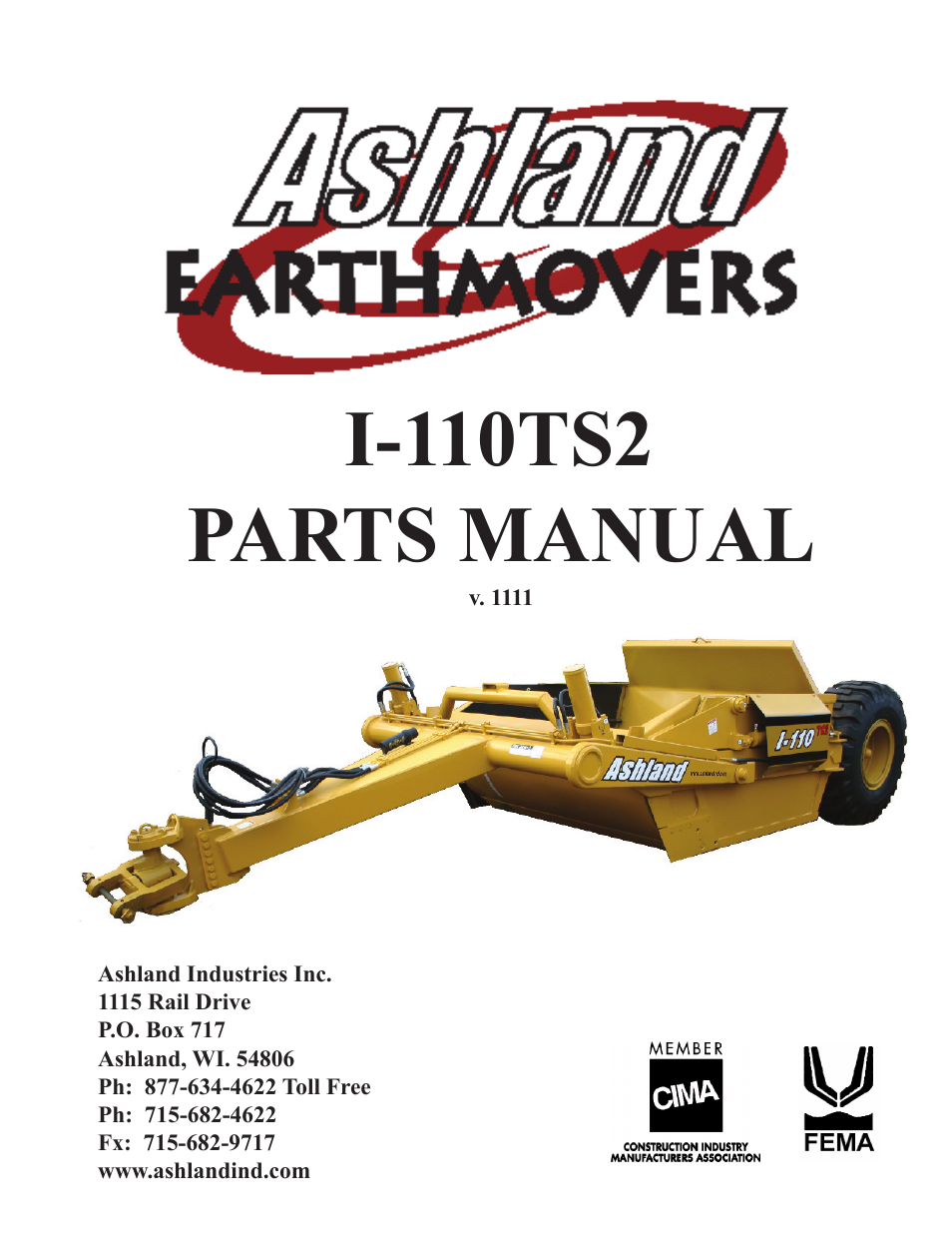 Ashland I-110TS2 ver 1111 User Manual | 36 pages