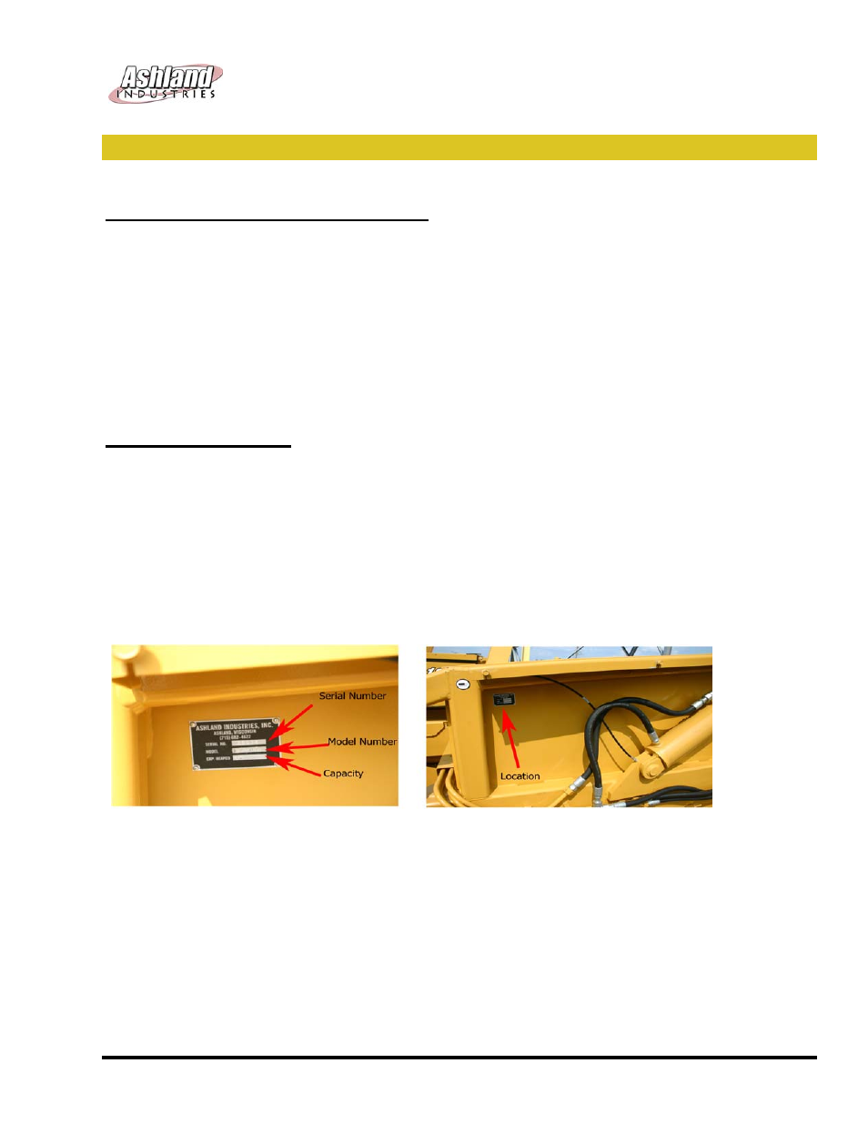 Ashland scrapers serial number | Ashland I-110XL2 ver 1111 User Manual | Page 2 / 34
