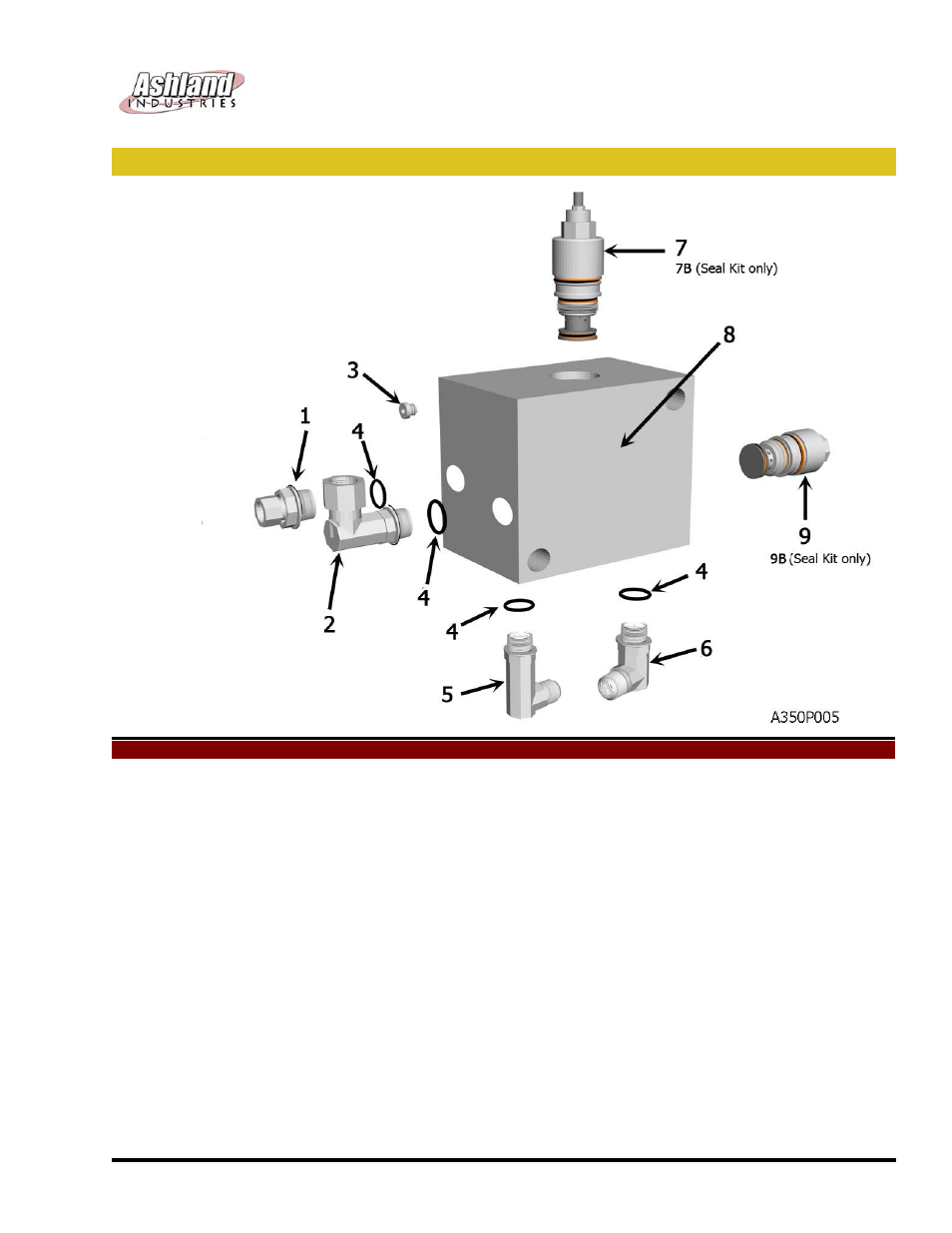Ashland scrapers hydraulic valve seals | Ashland I-130TS2 ver 1111 User Manual | Page 23 / 36