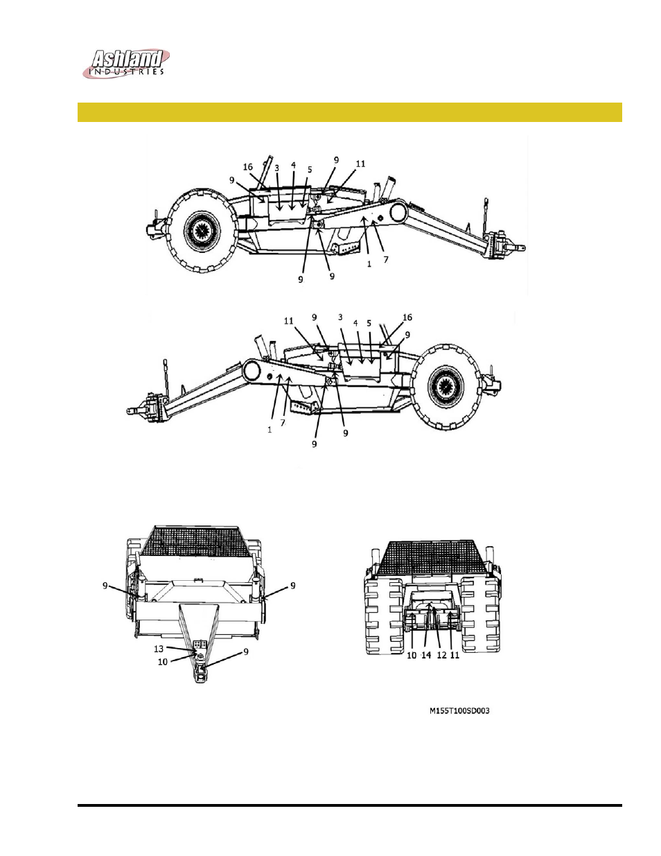 Ashland scrapers decals illustration (i-155ts2) | Ashland I-155-TS2 ver 1111 User Manual | Page 28 / 38