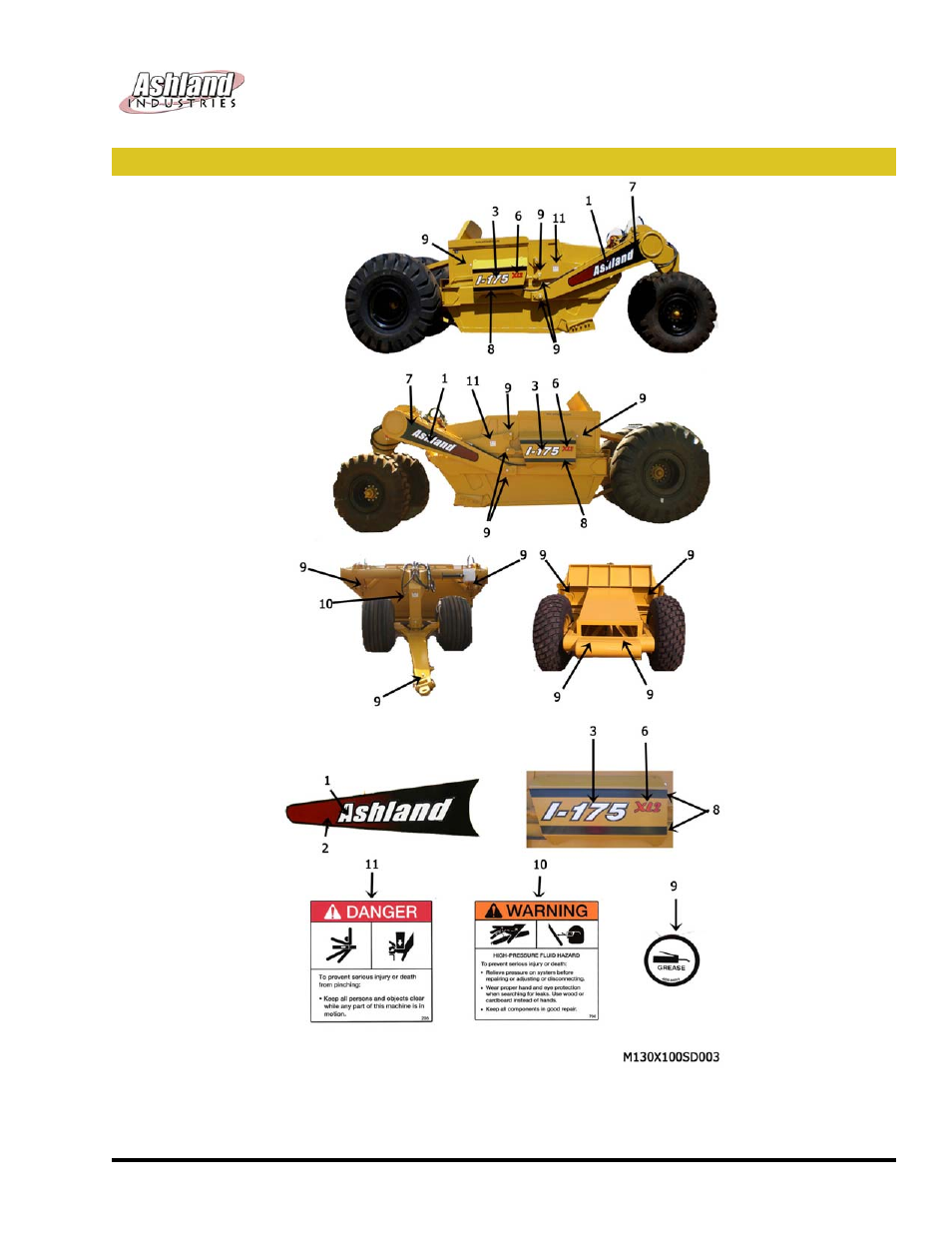 Ashland scrapers decals illustration (i-175xl2) | Ashland I-175XL2 ver 811 User Manual | Page 25 / 34