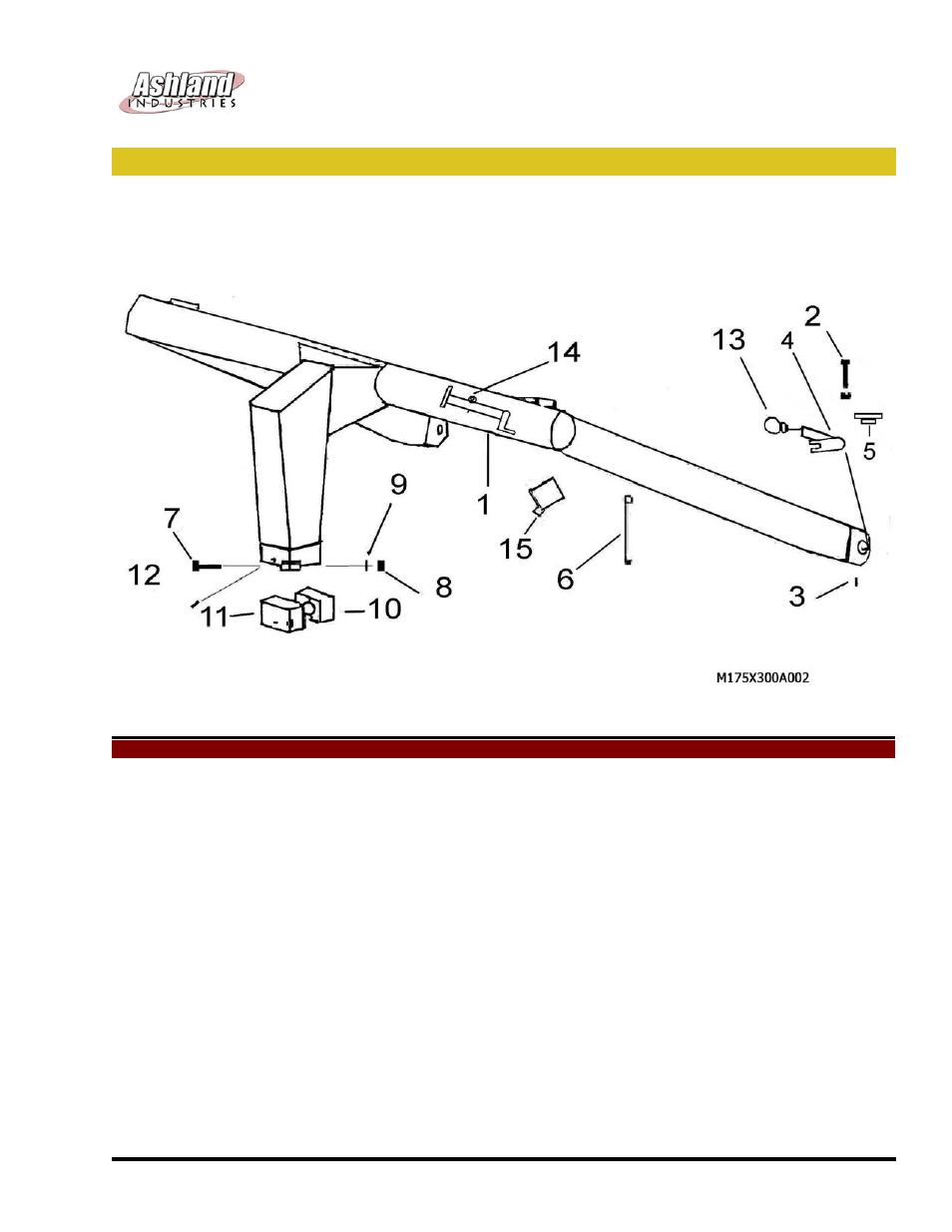 Ashland scrapers gooseneck frame assembly (175) | Ashland I-175XL2 ver 811 User Manual | Page 7 / 34