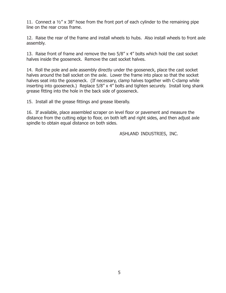 Ashland 61S User Manual | Page 5 / 13