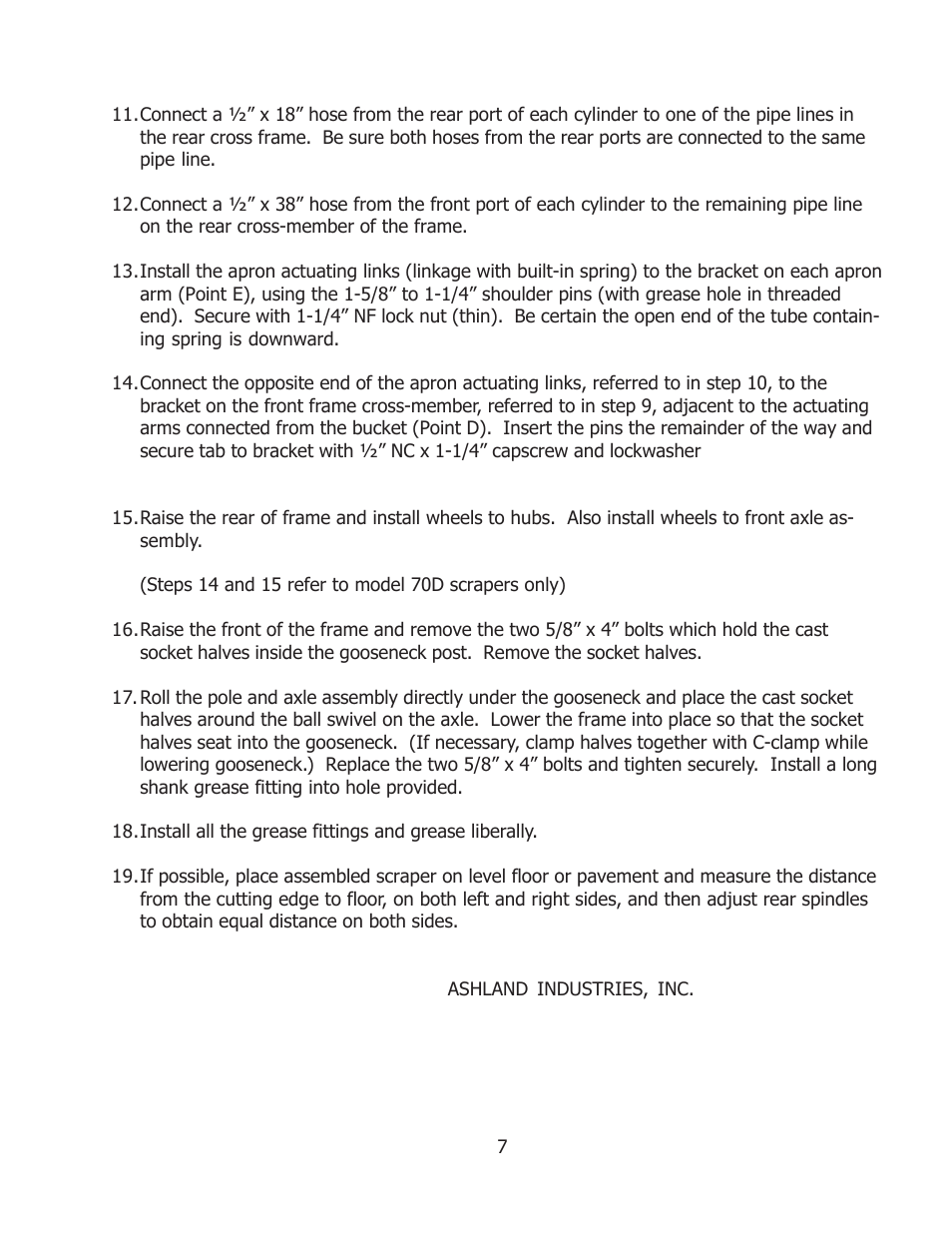 Ashland 70S User Manual | Page 7 / 15