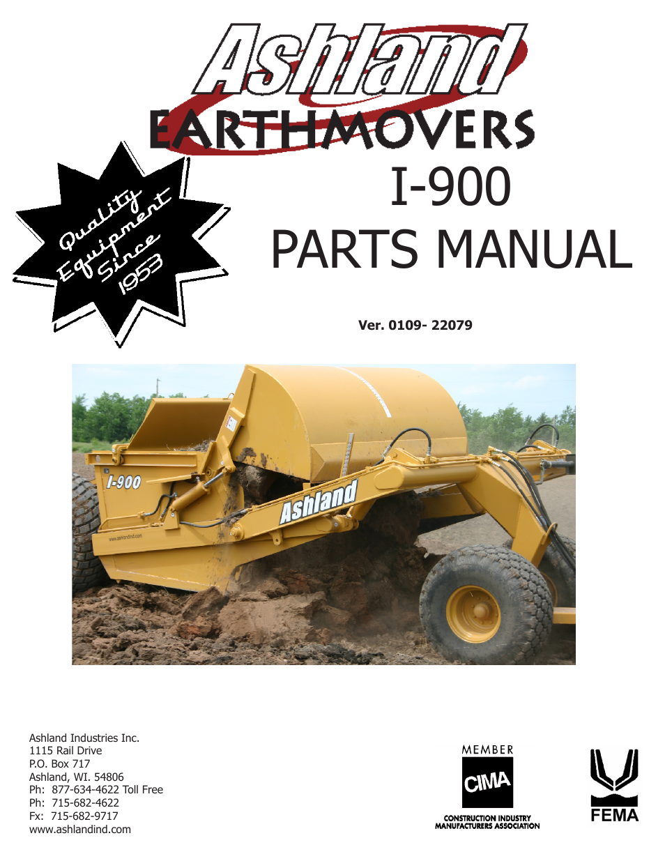 Ashland I-900 Ver10-2008 User Manual | 24 pages