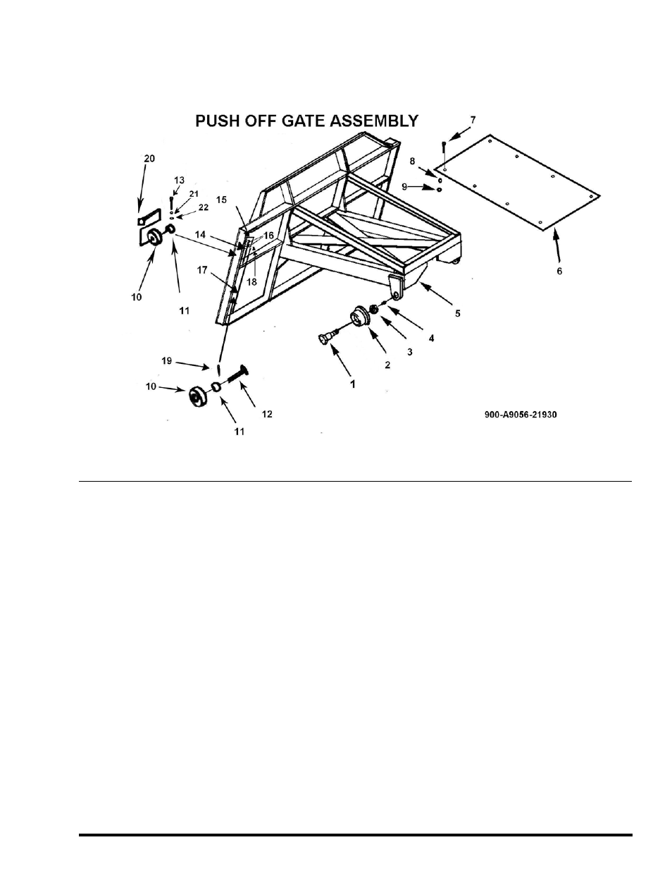 I-900 push off gate assembly | Ashland I-900 Ver10-2008 User Manual | Page 11 / 24