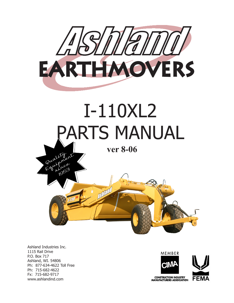 Ashland I-110XL2 User Manual | 33 pages