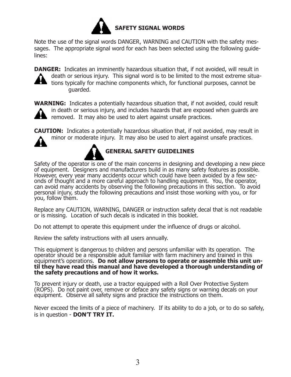 Ashland I-110XL2 User Manual | Page 3 / 33