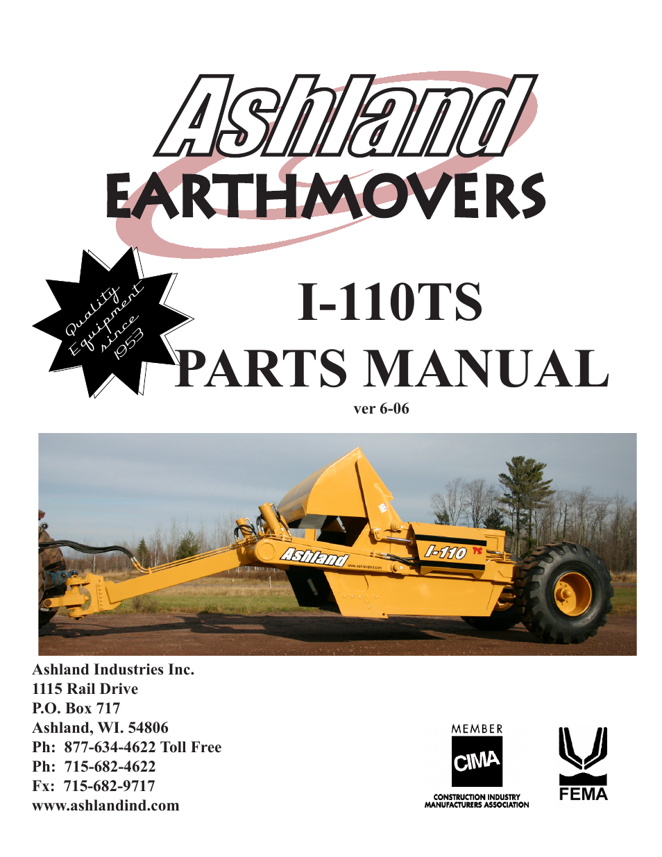 Ashland I-110TS User Manual | 32 pages