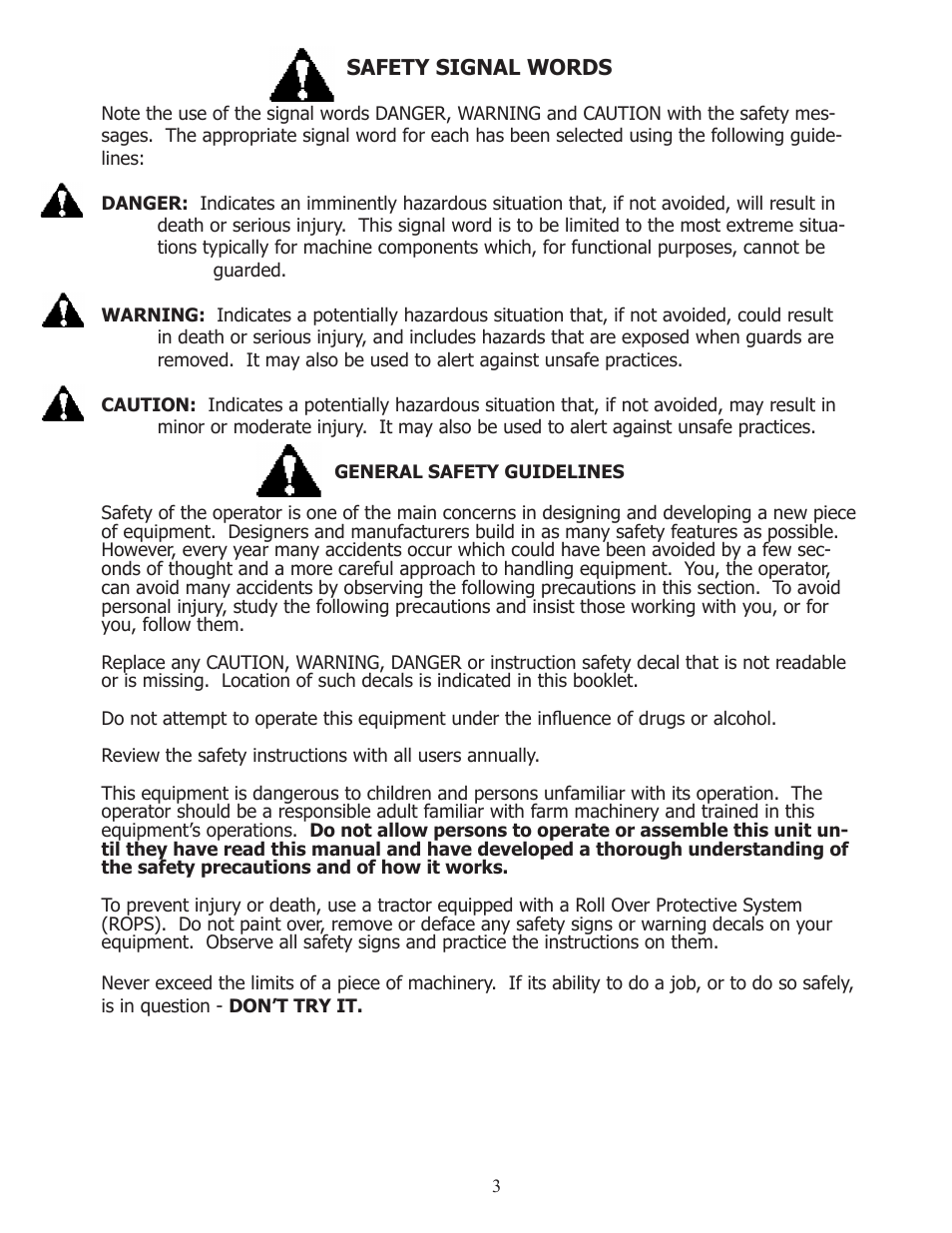 Ashland I-110TS User Manual | Page 3 / 32