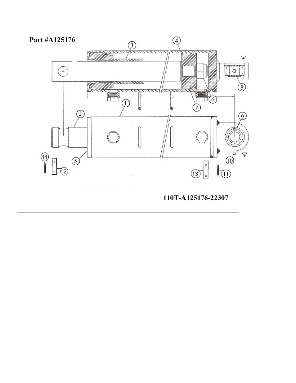 I-110 ts2 push off cylinder | Ashland I-110TS2 User Manual | Page 14 / 23