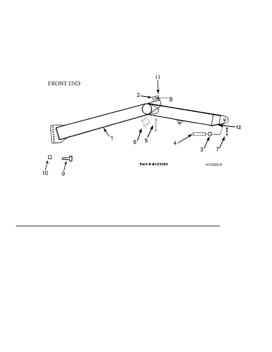 I-110 ts2 front end assembly | Ashland I-110TS2 User Manual | Page 7 / 23