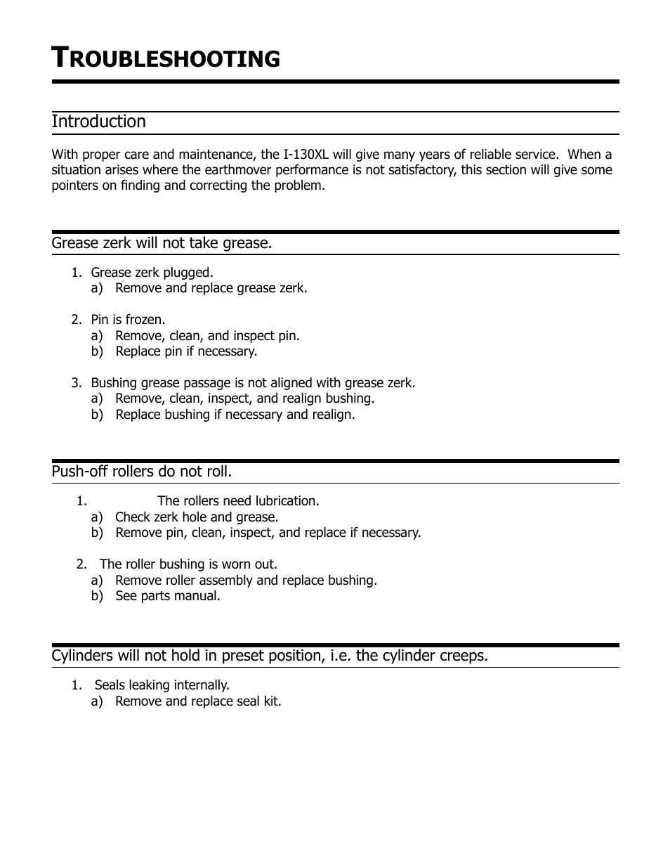 Roubleshooting, Introduction | Ashland I-130XL2 Ver 3-2007 User Manual | Page 36 / 38