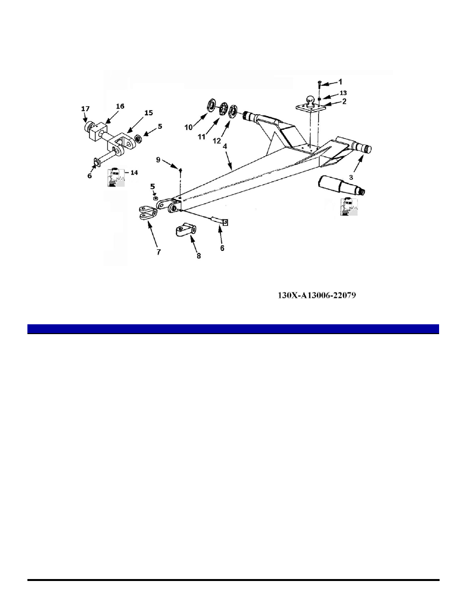 I-130 xl2 pole & axle assembly | Ashland I-130XL2 Ver 3-2009 User Manual | Page 10 / 25