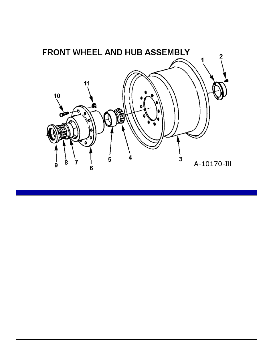 I-130 xl2 front wheel & hub assembly | Ashland I-130XL2 Ver 3-2009 User Manual | Page 11 / 25