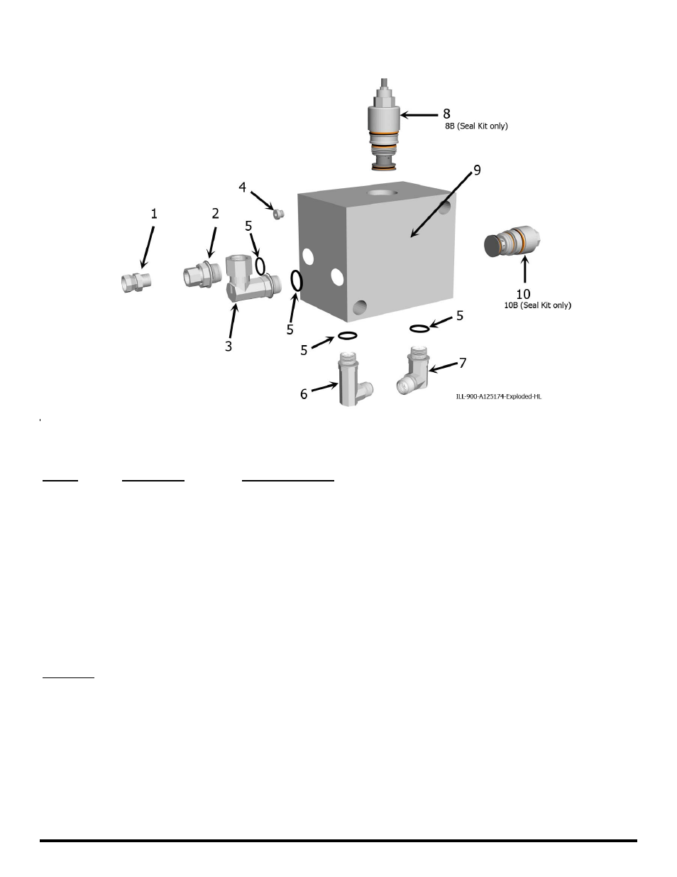 I-130 xl2 hydraulic valve seals | Ashland I-130XL2 Ver 3-2009 User Manual | Page 18 / 25