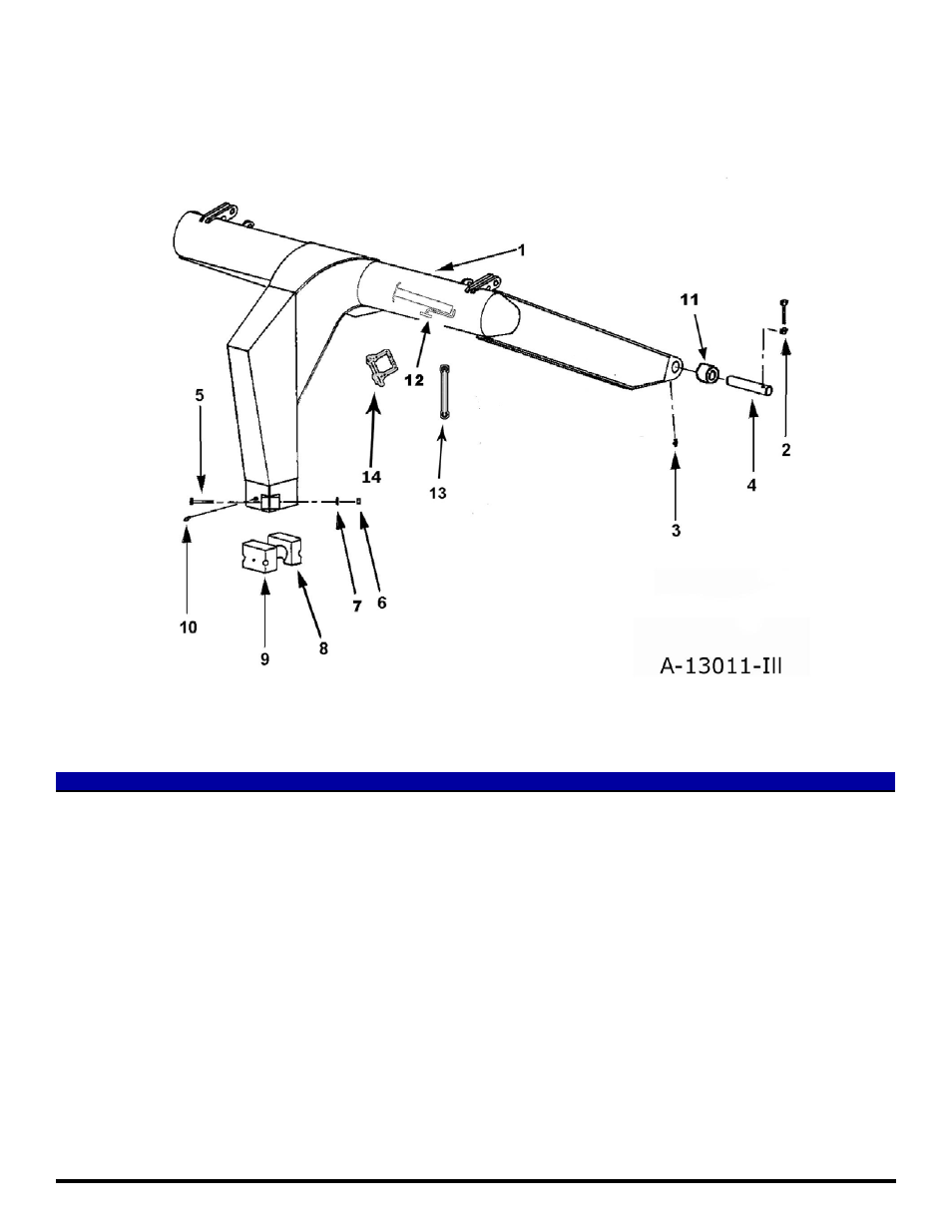I-130 xl2 gooseneck frame assembly | Ashland I-130XL2 Ver 3-2009 User Manual | Page 6 / 25