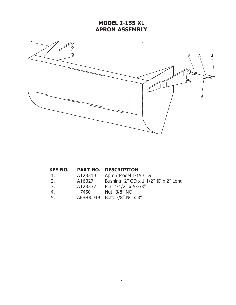Ashland I-155XL User Manual | Page 7 / 21