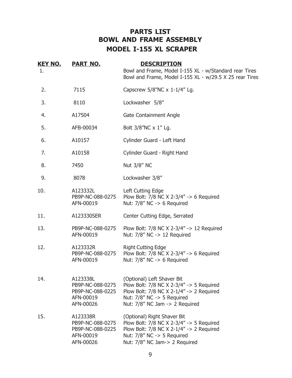 Ashland I-155XL User Manual | Page 9 / 21