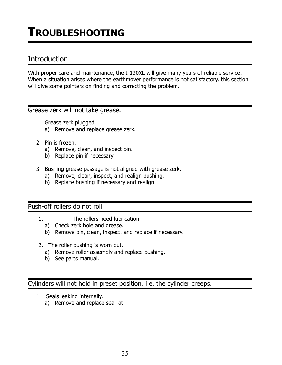 Roubleshooting, Introduction | Ashland I-155XL2 Ver 8-2006 User Manual | Page 35 / 37