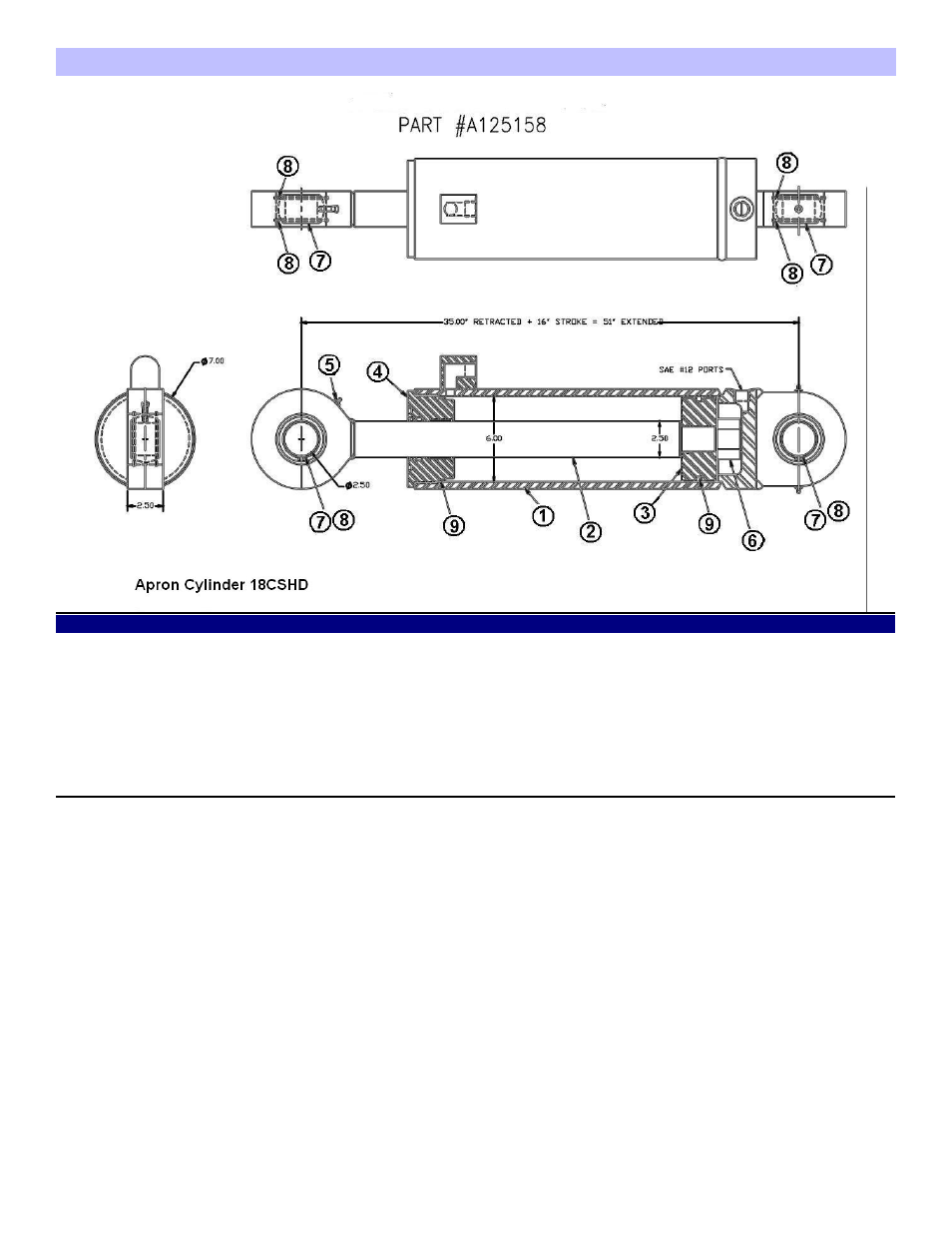 Cs18hd apron cylinder | Ashland CS18-HD User Manual | Page 13 / 17