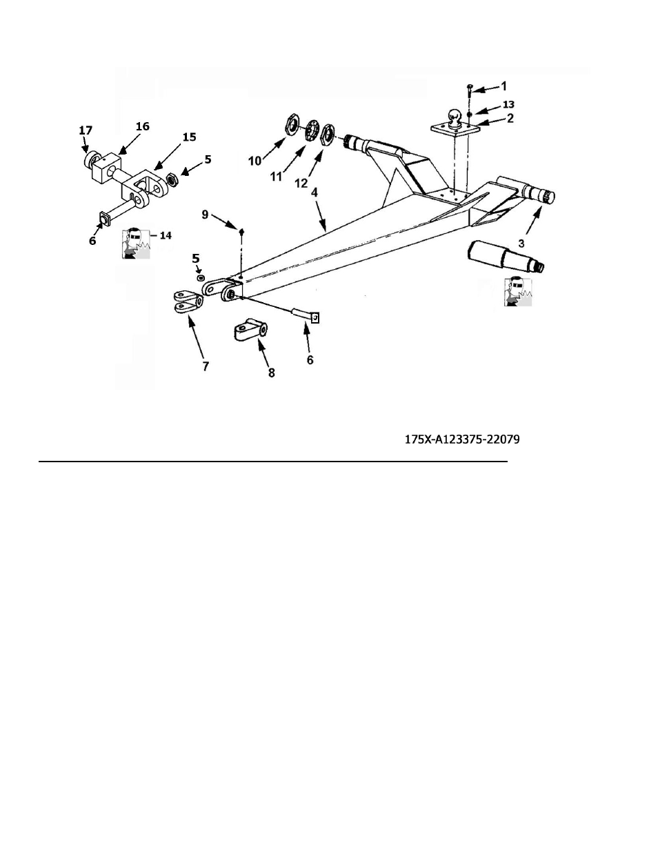 I-175 xl2 pole & axle assembly | Ashland I-175XL2 User Manual | Page 11 / 25