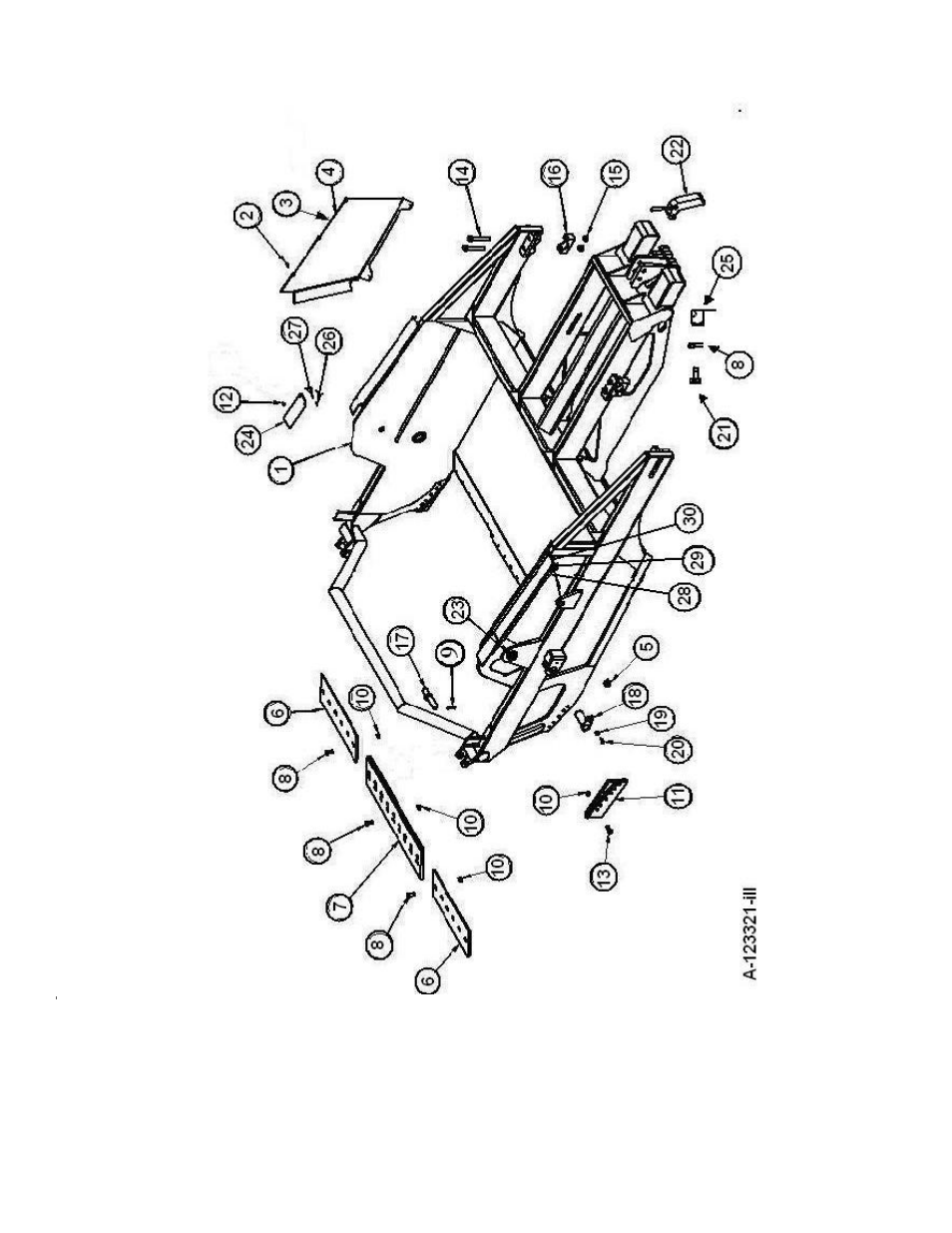 I-180ts2 bowl & frame assembly illustration | Ashland I-180TS2 User Manual | Page 12 / 25