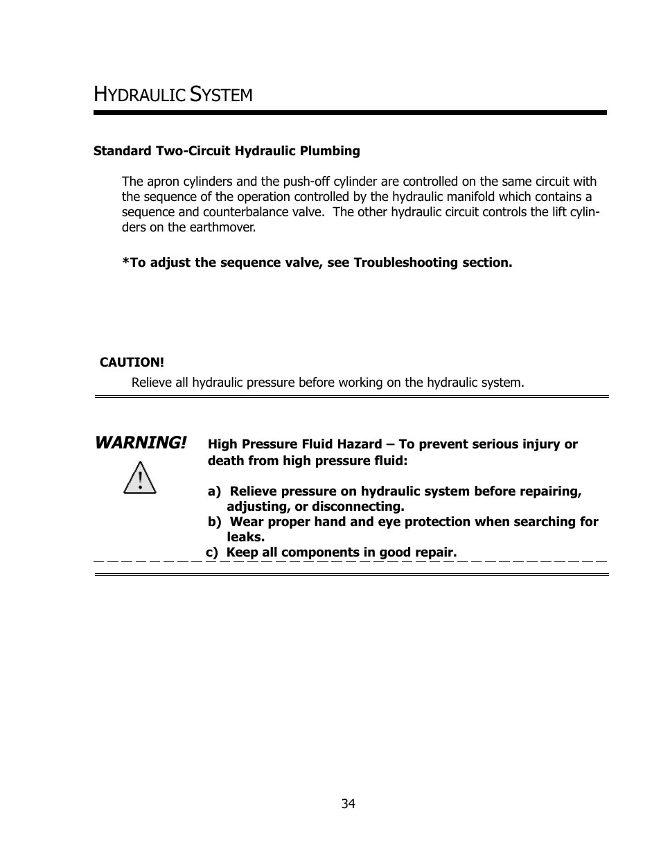 Ashland I-180 Narrow Rear User Manual | Page 34 / 37