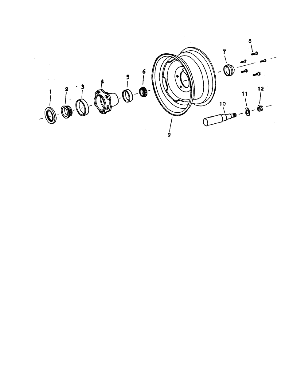 Parts list | Ashland Buchli L-10 Land Leveler User Manual | Page 9 / 9