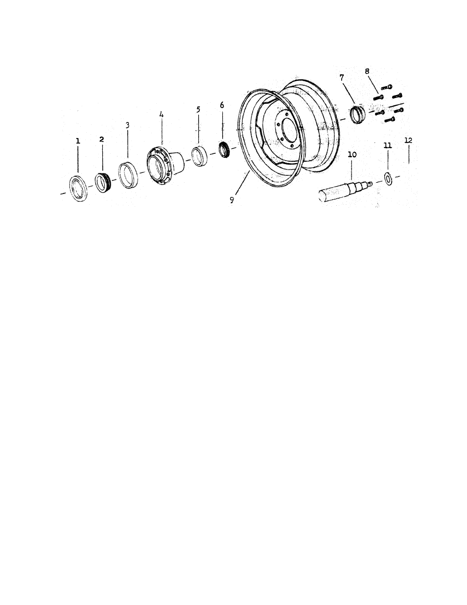 Parts list | Ashland Buchli L-12 Land Leveler User Manual | Page 11 / 12