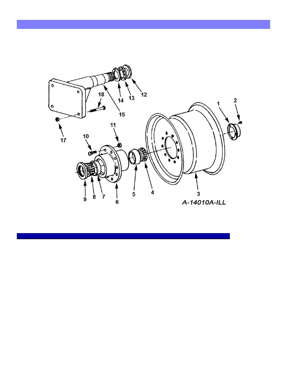 I-110 xl2 rear wheel spindle & hub assembly | Ashland I-110 XL2 User Manual | Page 12 / 25