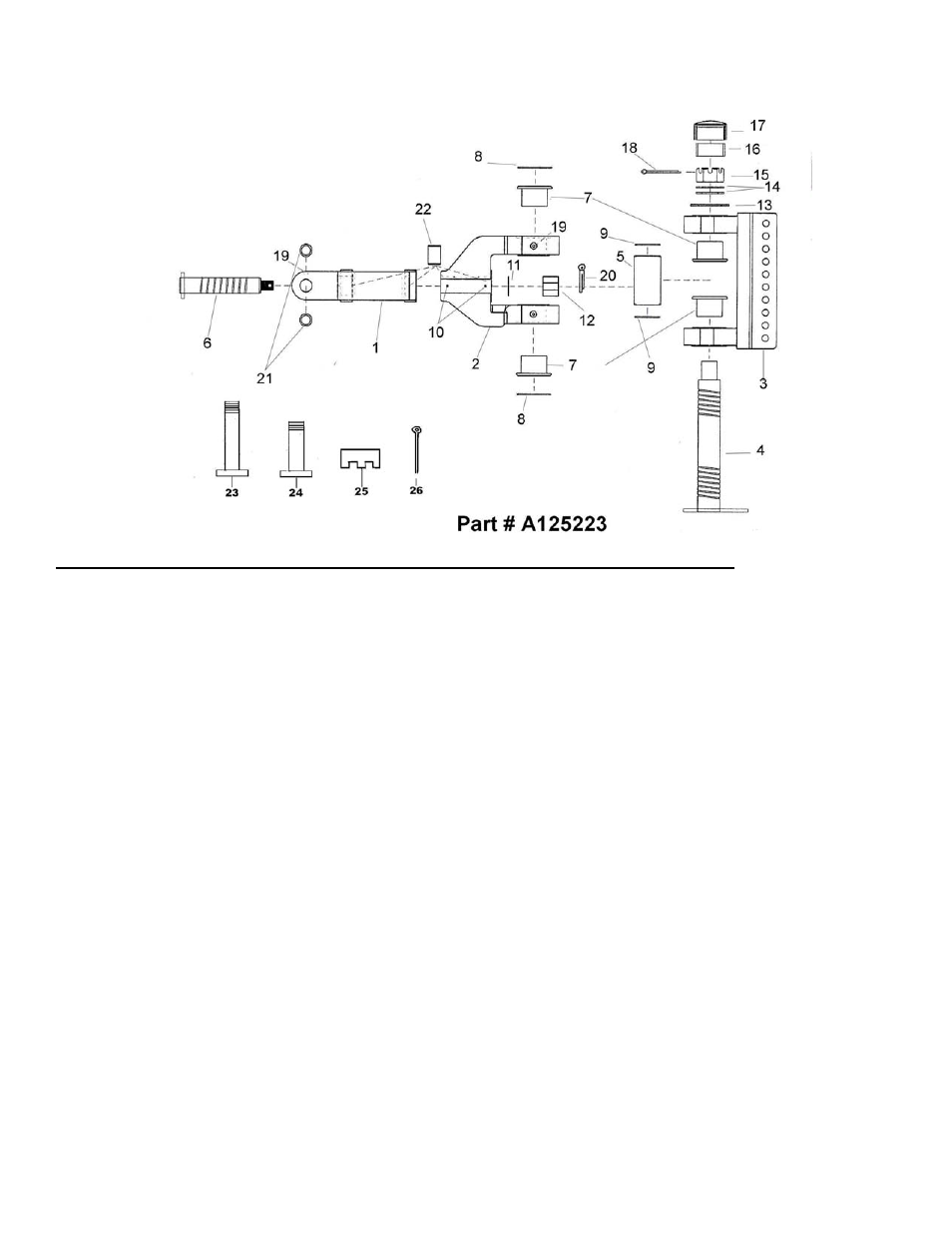 I-130 ts2 swivel hitch assembly | Ashland I-130TS2 User Manual | Page 5 / 22