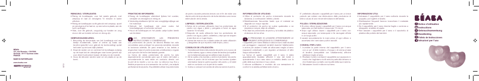 BEABA Comfort nipple shields User Manual | 2 pages
