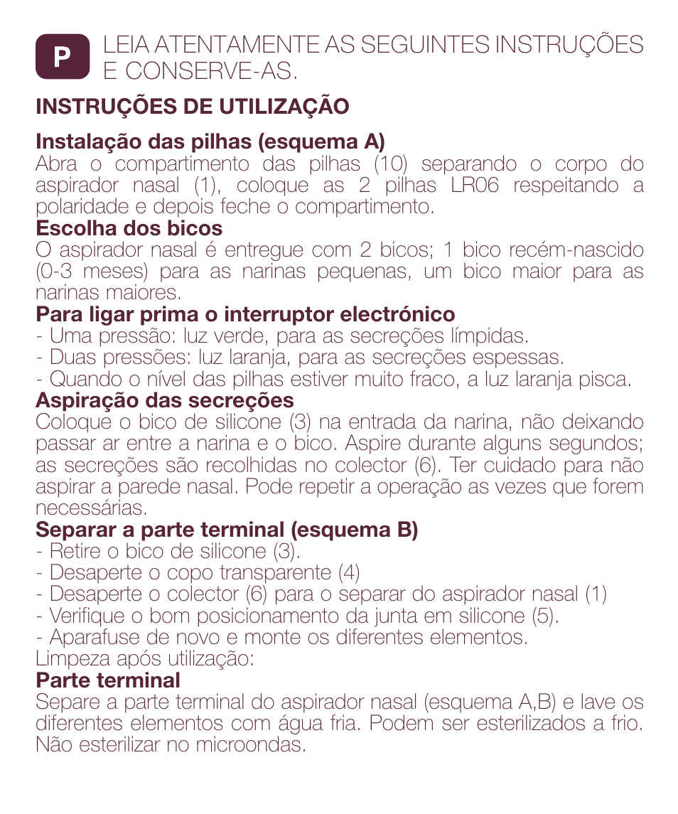 BEABA Nasal aspirators Ballidoo User Manual | Page 17 / 20